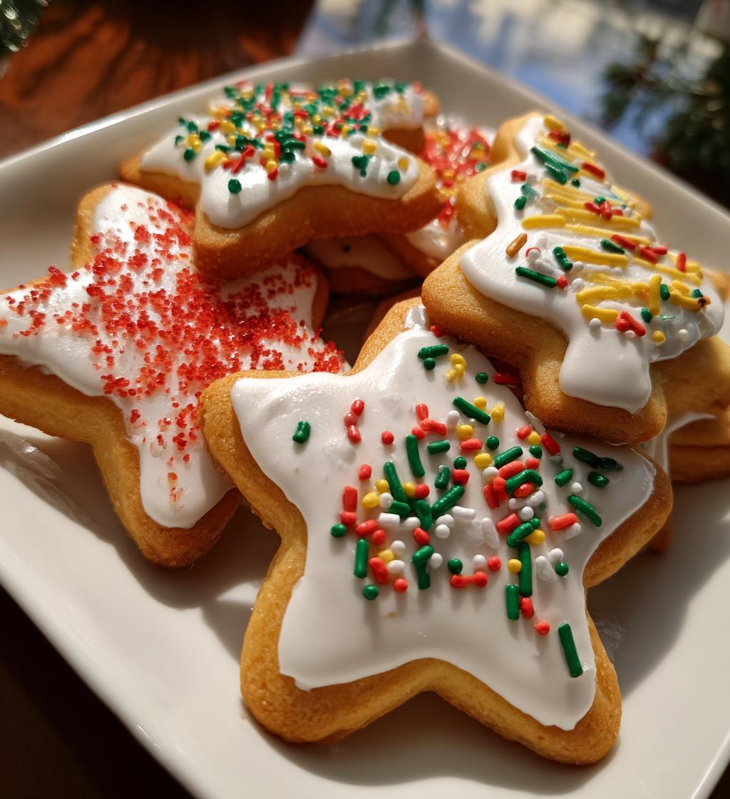 christmas decorated cookies