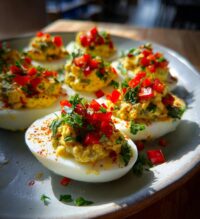 christmas deviled eggs