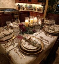christmas dinner ideas table