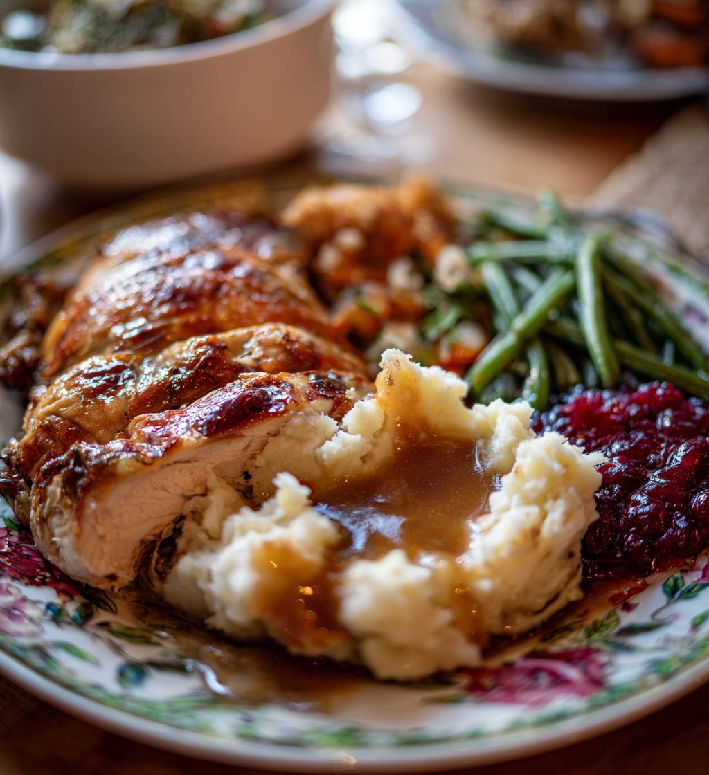 christmas dinner party food