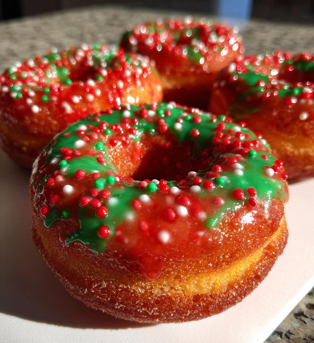 christmas donuts