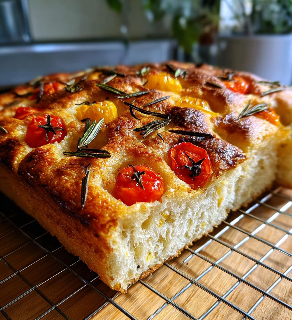 christmas foccacia bread