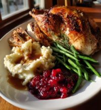 christmas food dinner
