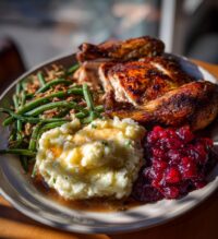 christmas food dinner