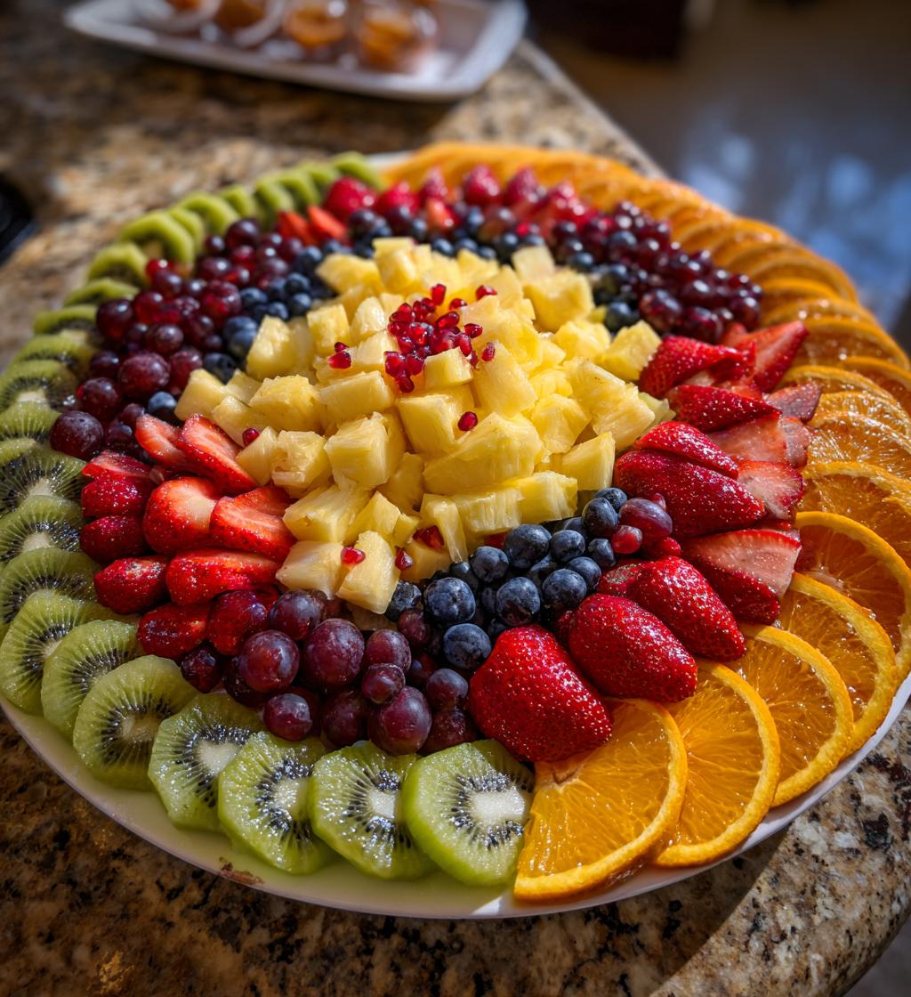 christmas fruit platter