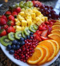 christmas fruit platter