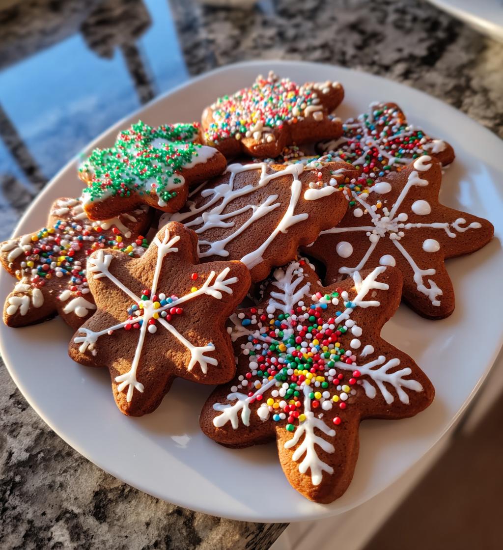 christmas gingerbread cookies