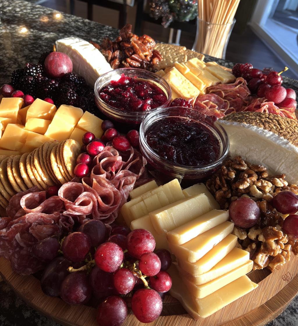 christmas grazing board