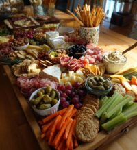 christmas grazing table