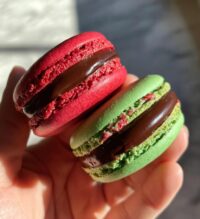 christmas macarons