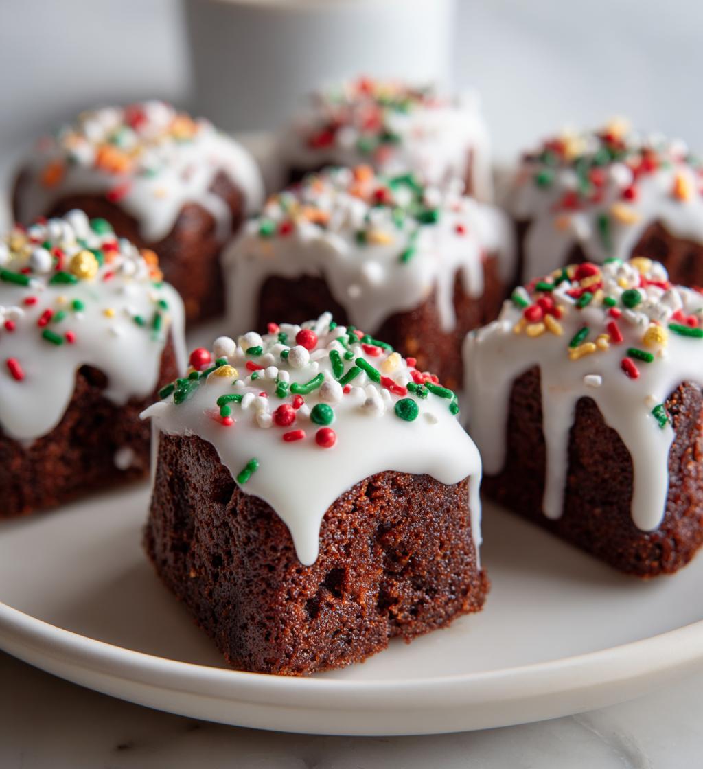 christmas mini cakes ideas