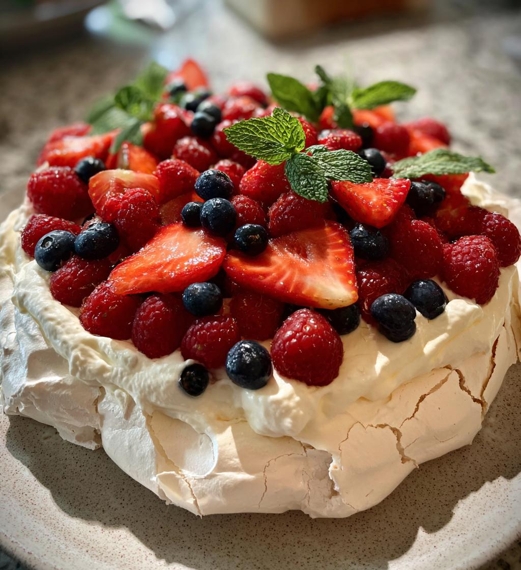 christmas pavlova