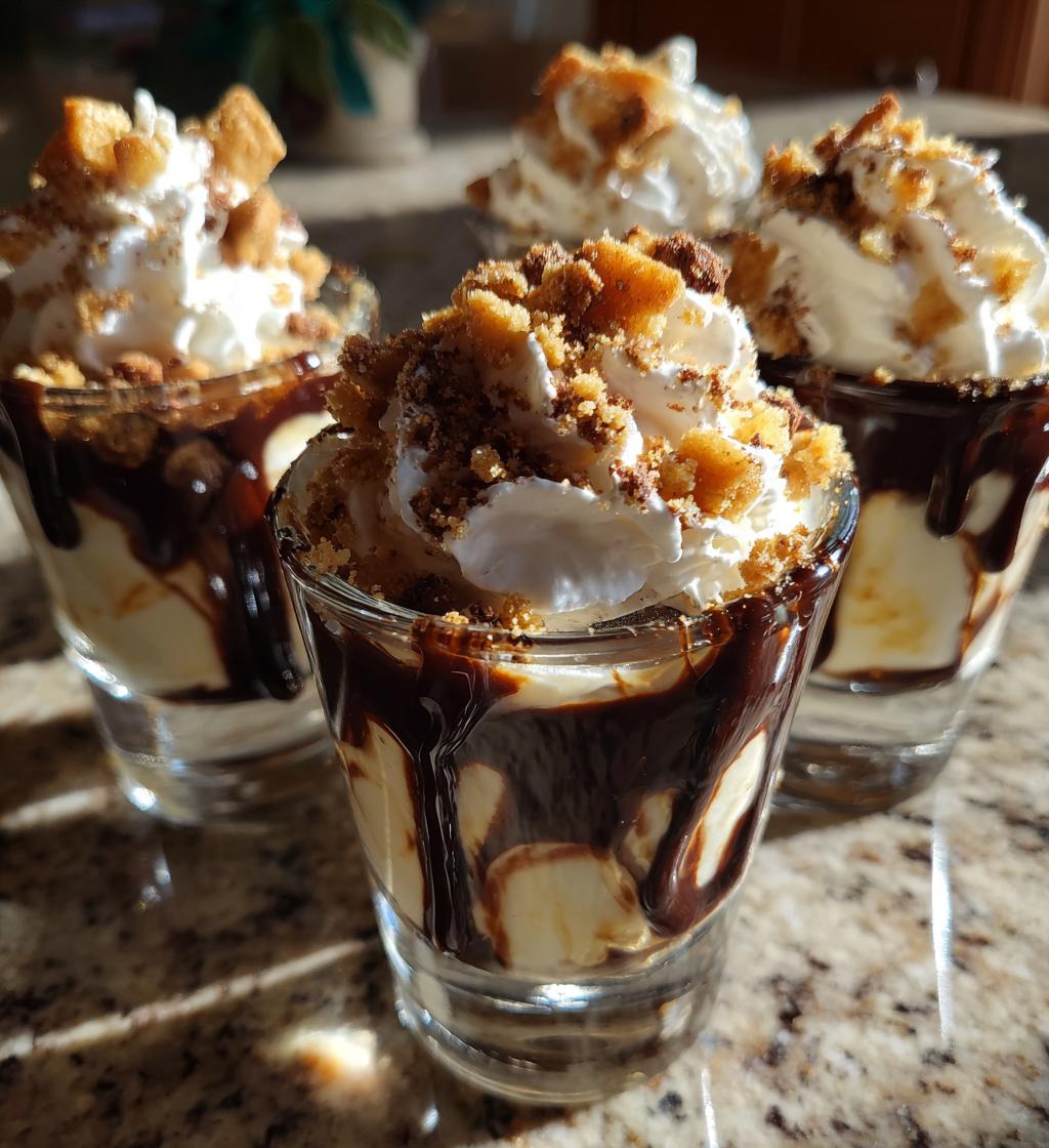 christmas pudding shots