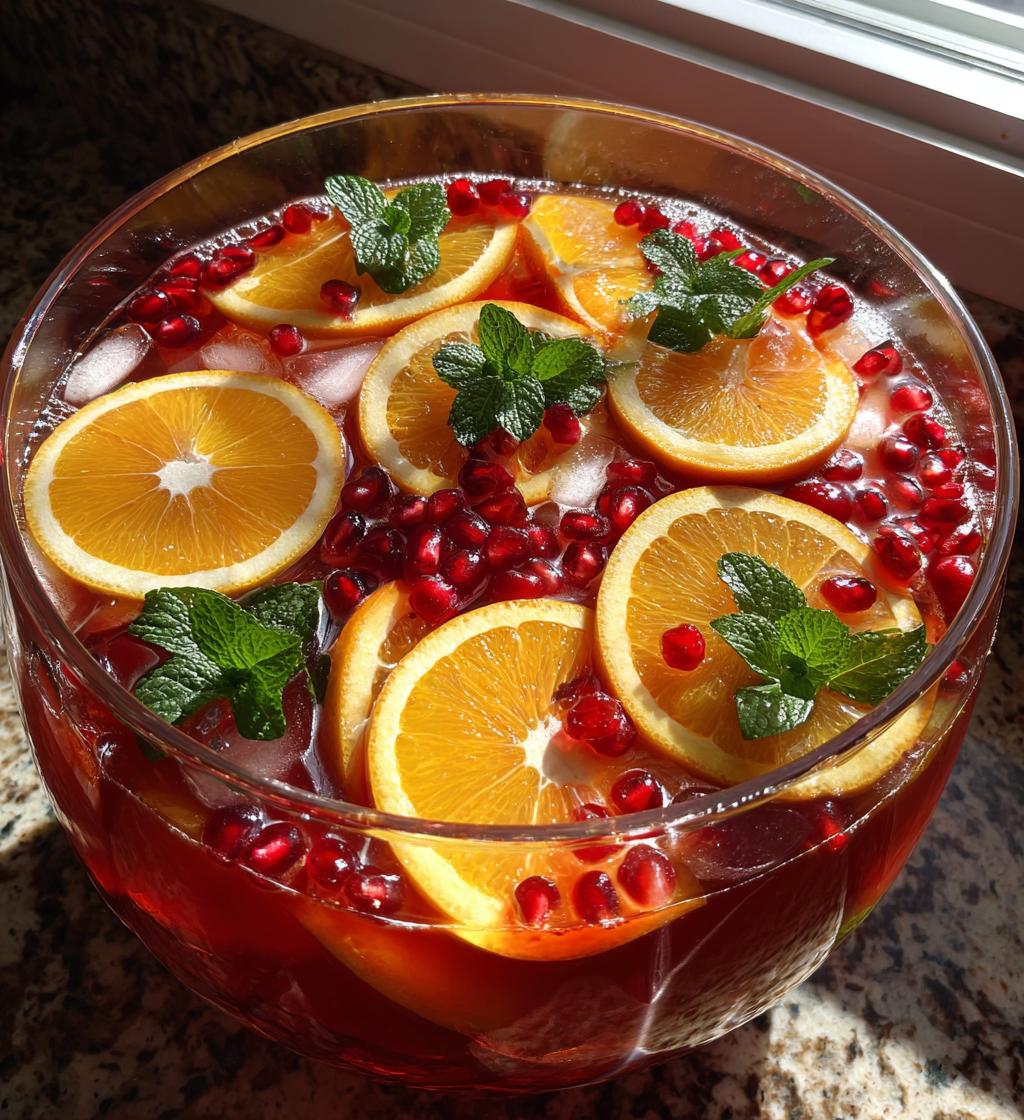 christmas punch recipes non alcoholic