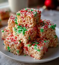 christmas rice crispy treats