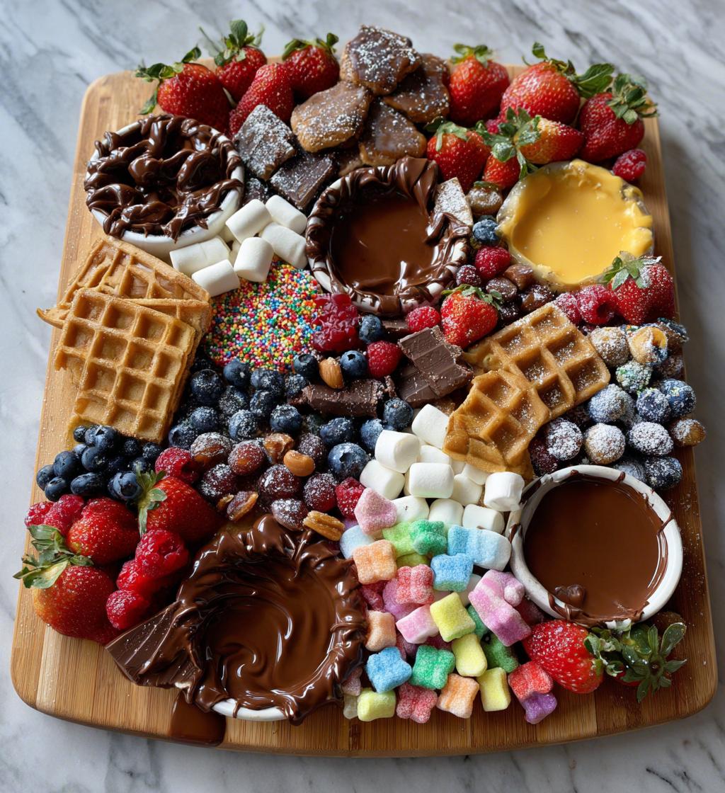 christmas sweet charcuterie board