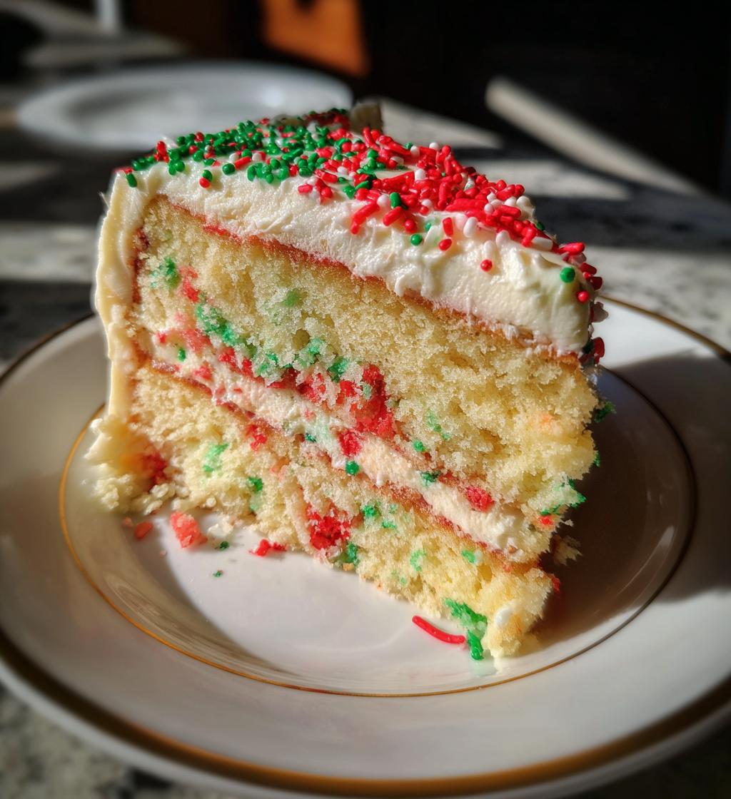 christmas themed cake