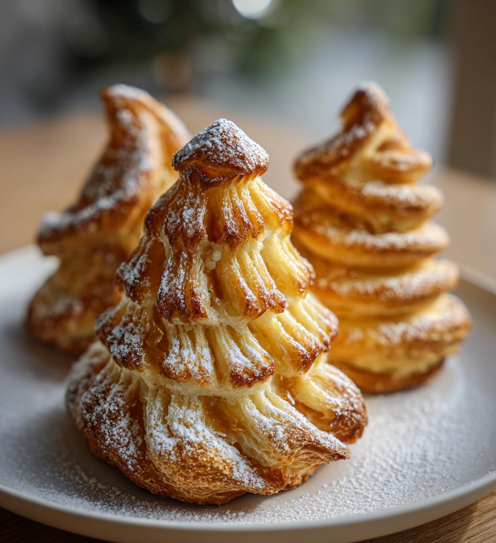 christmas tree pastry