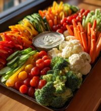 christmas veggie tray