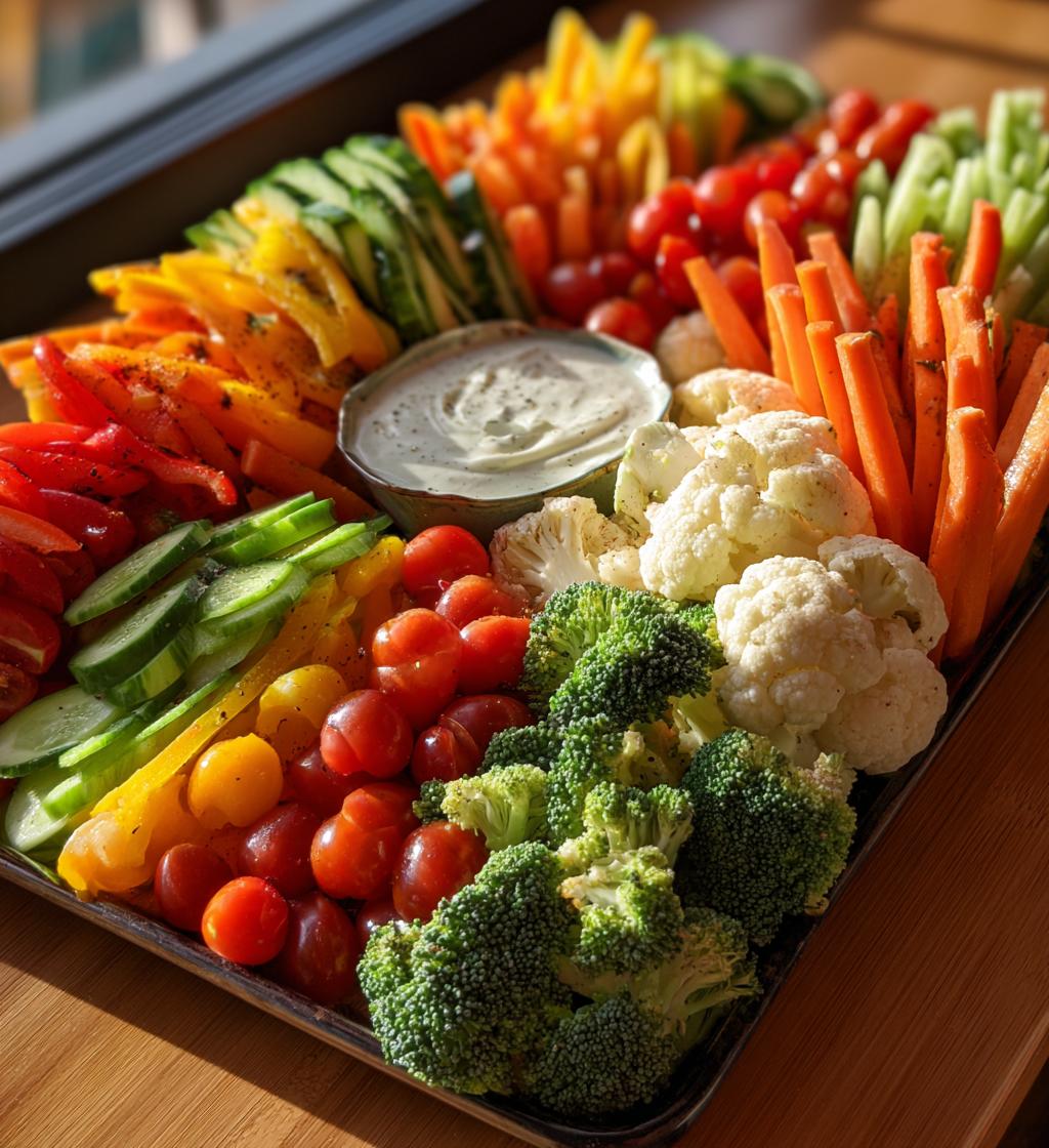 christmas veggie tray