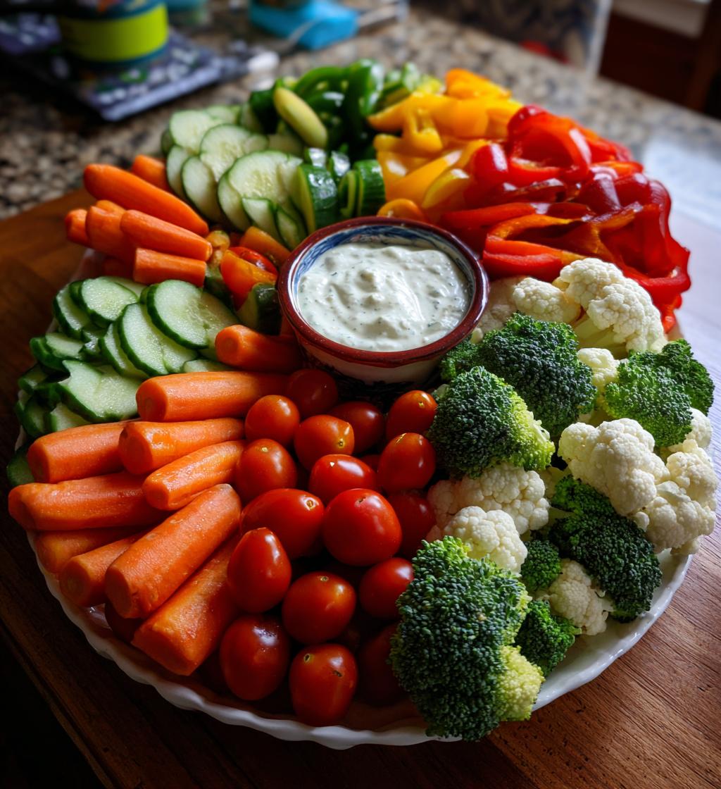 christmas veggie tray
