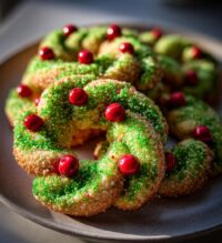 christmas wreath cookies