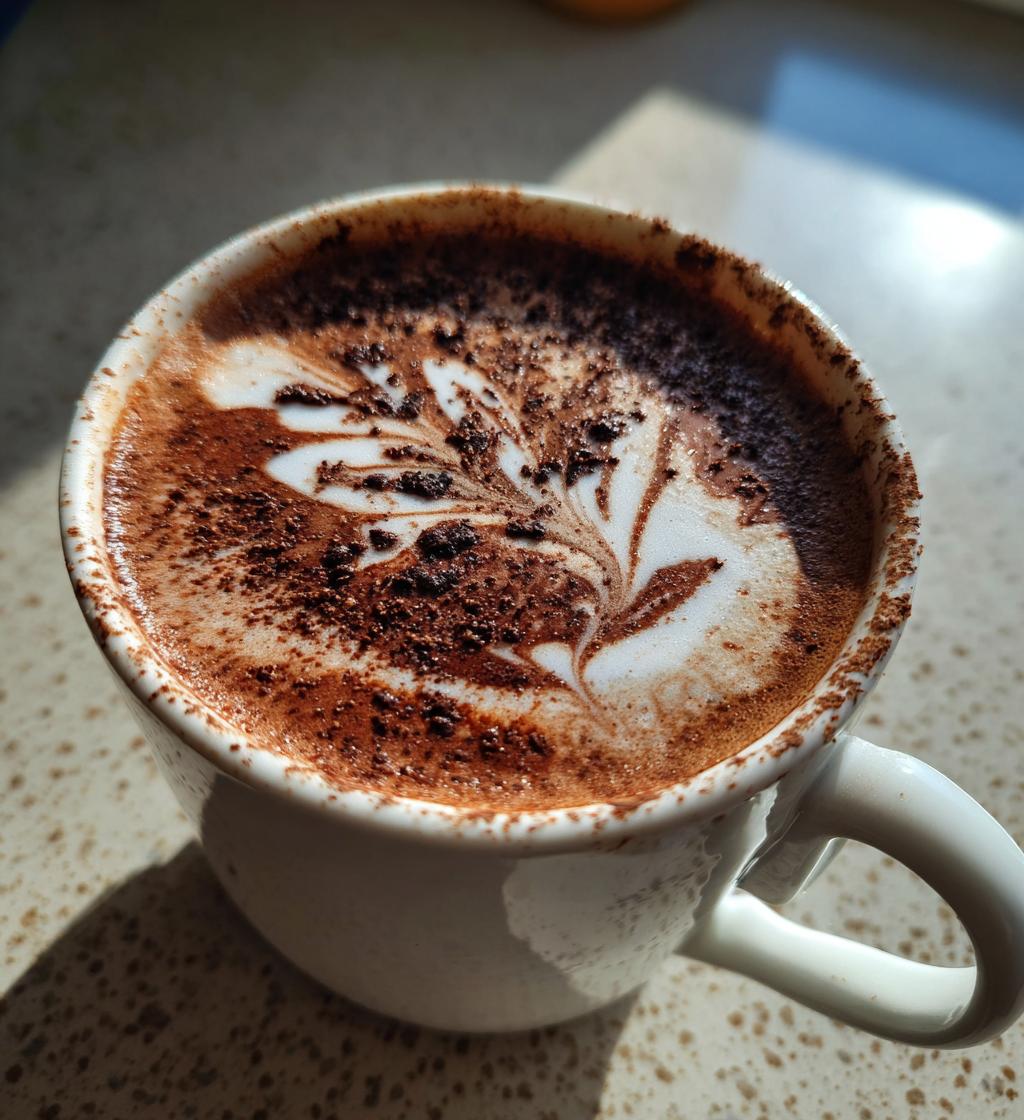 coffee with happy new year latte art