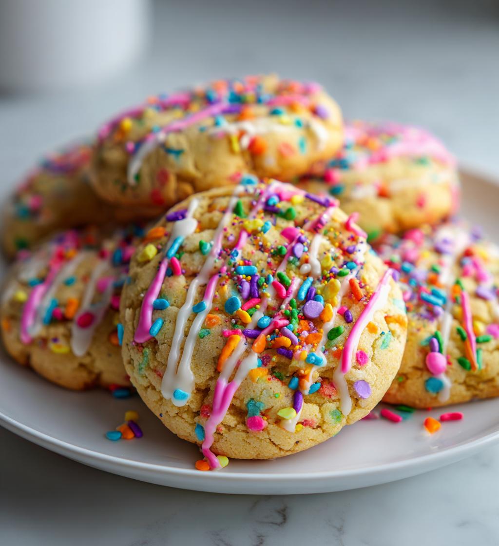 colorful new year treats