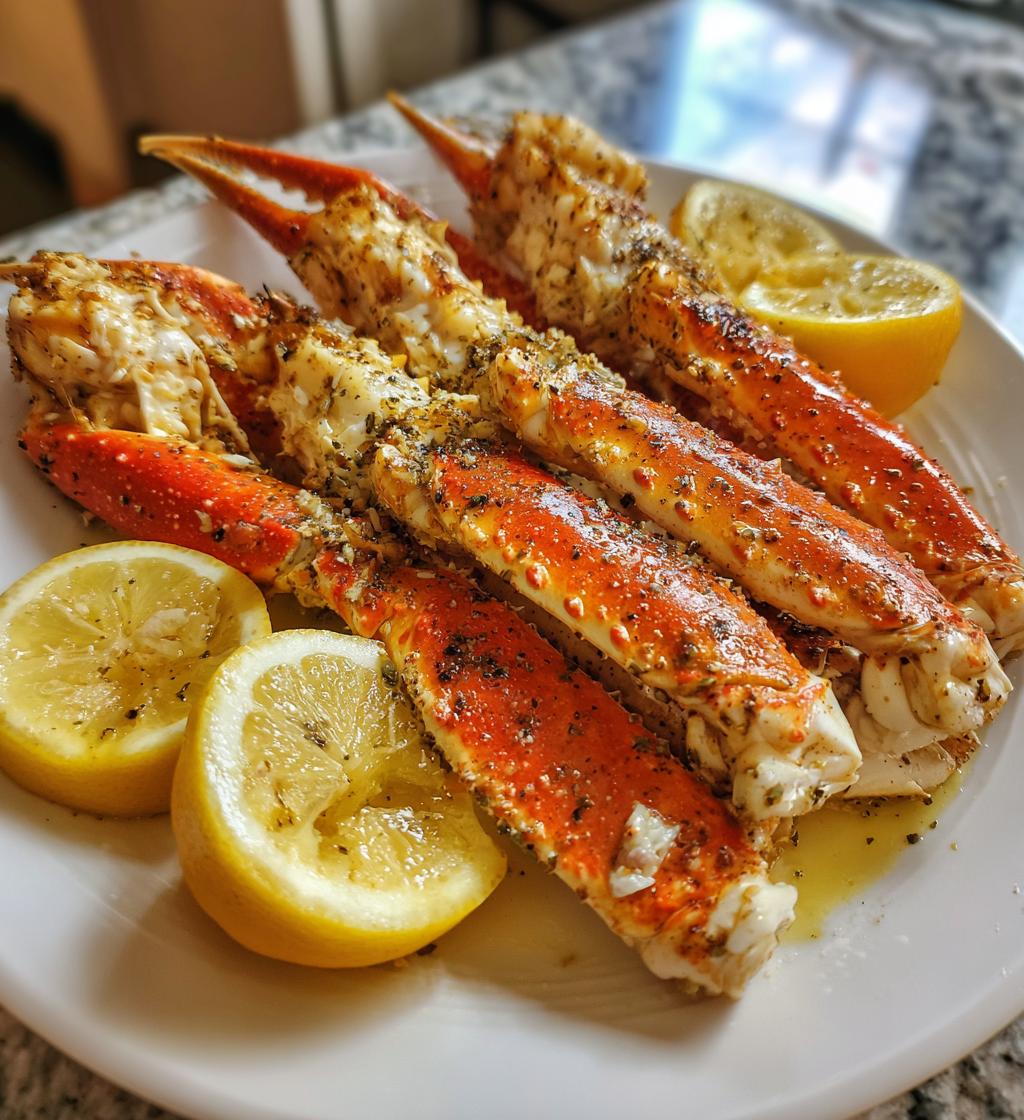 crab legs in oven