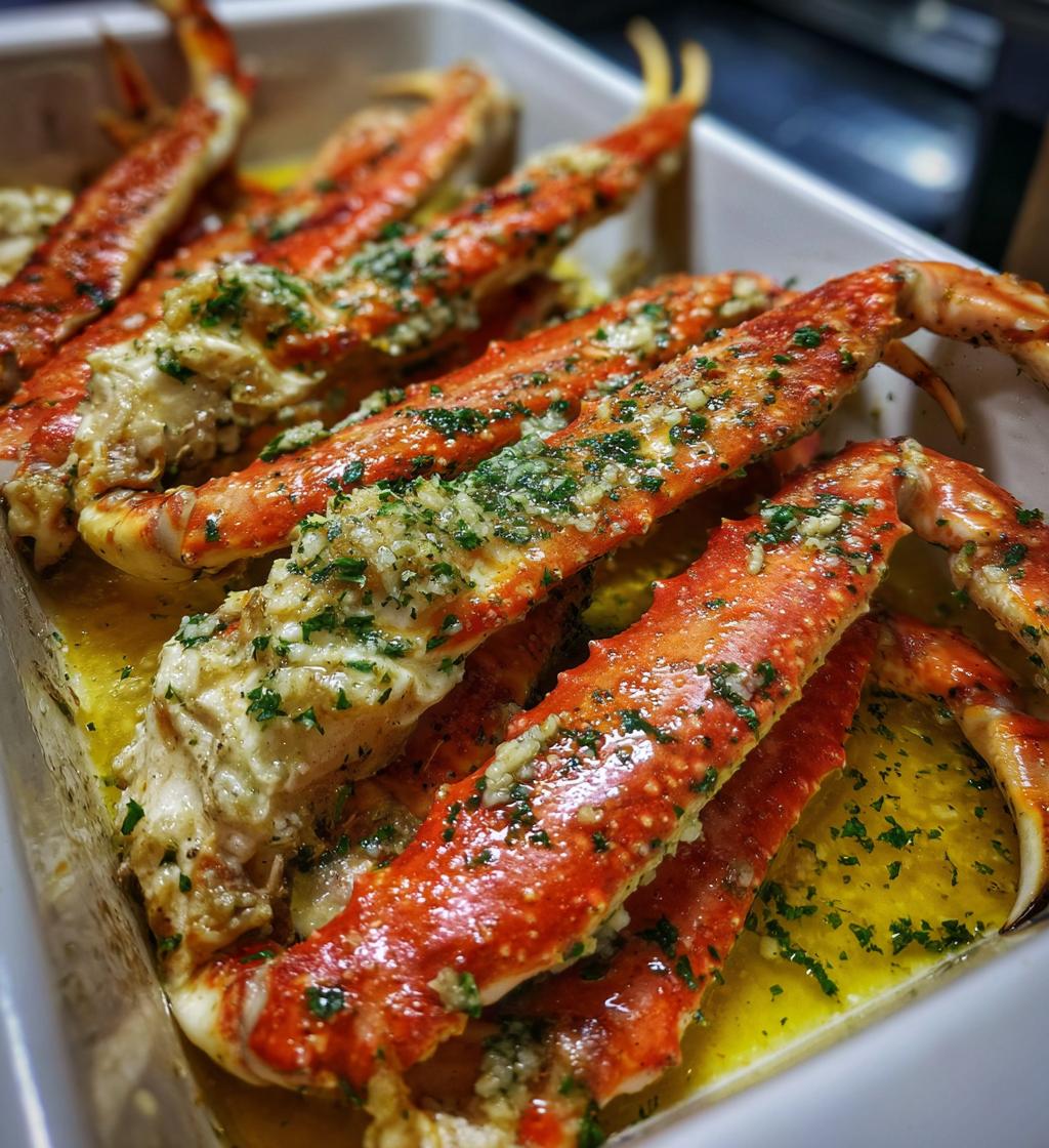 crab legs in oven