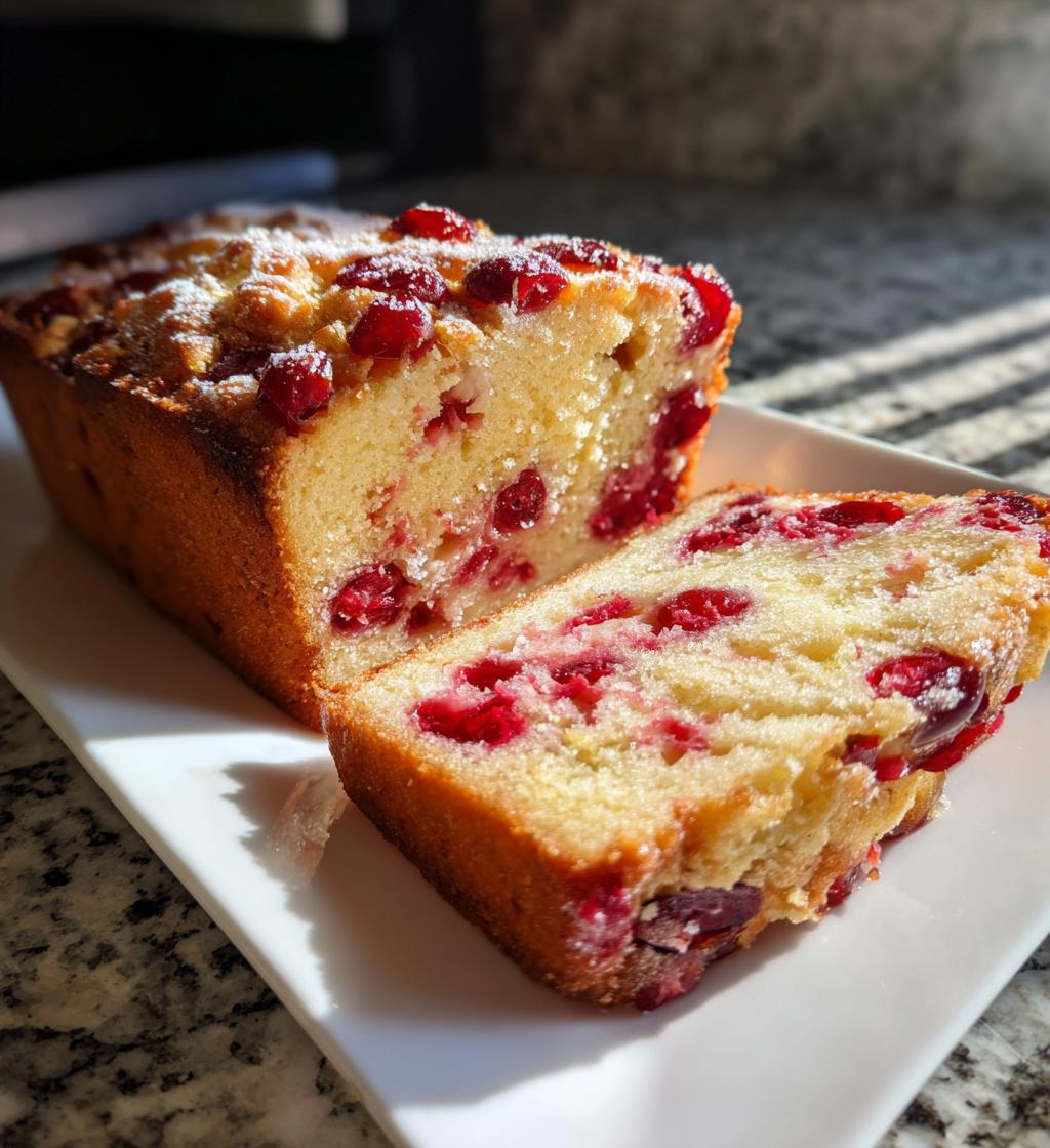 cranberry christmas cake