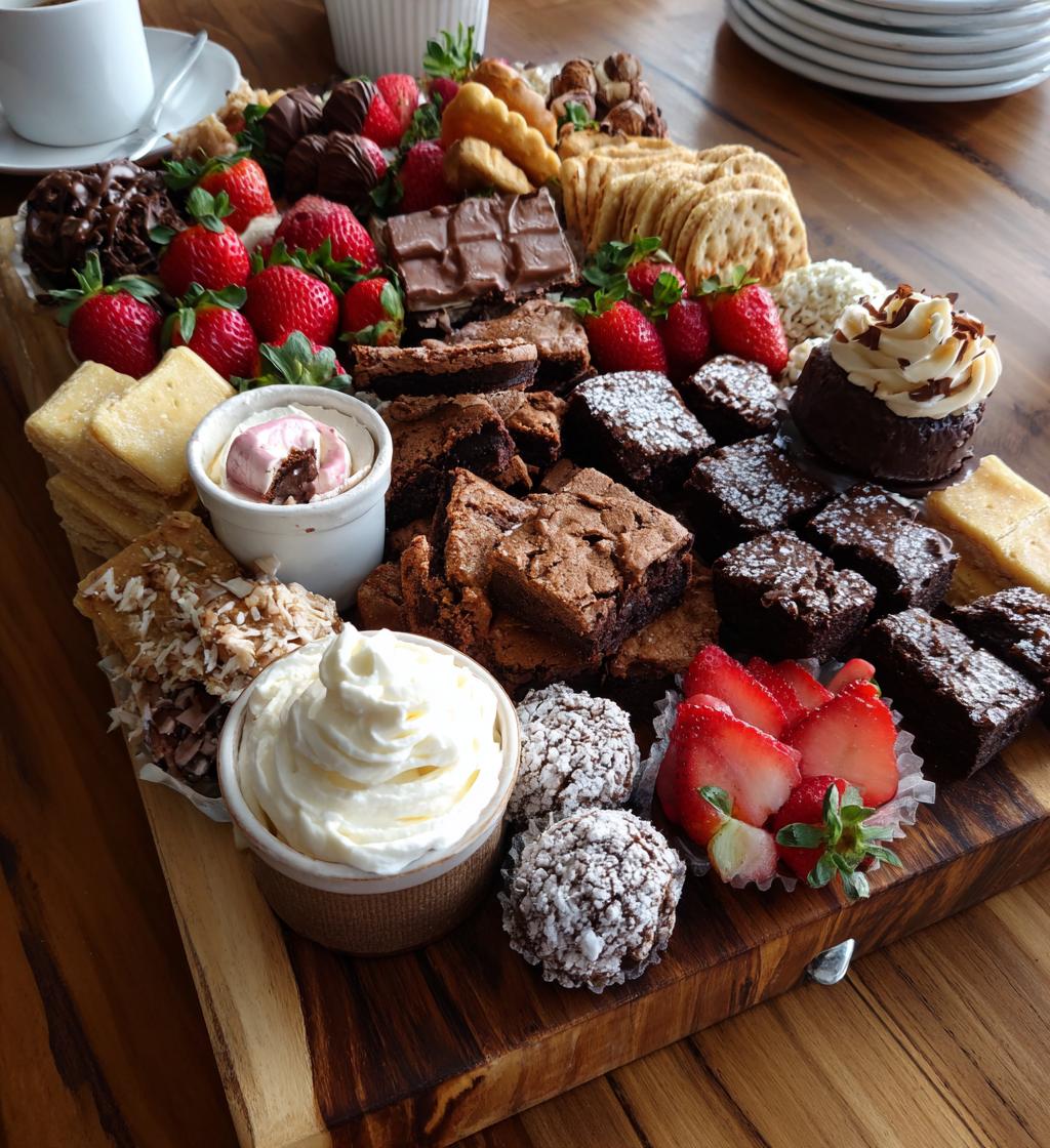 dessert board platter