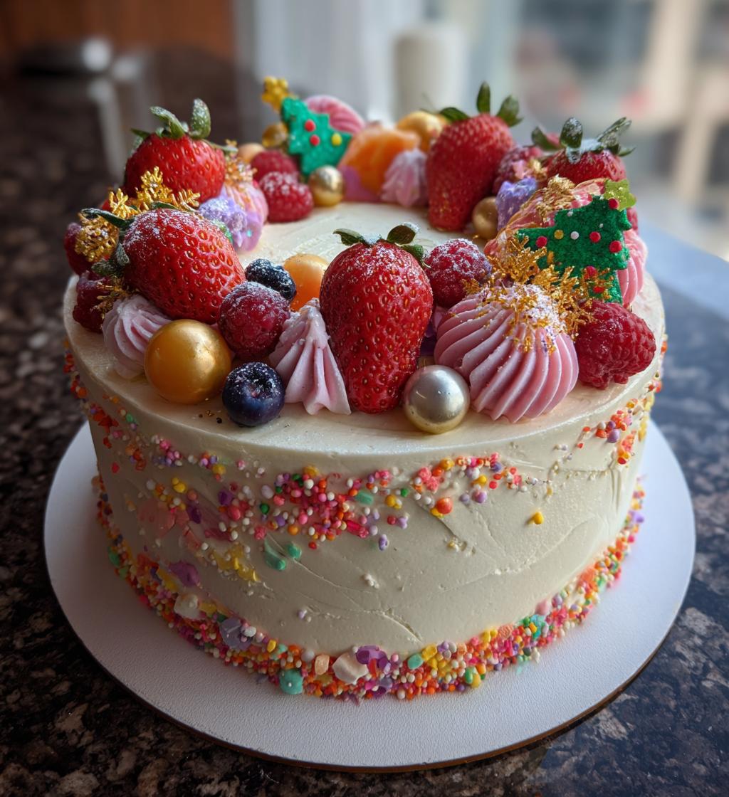 easy christmas cake decorating ideas