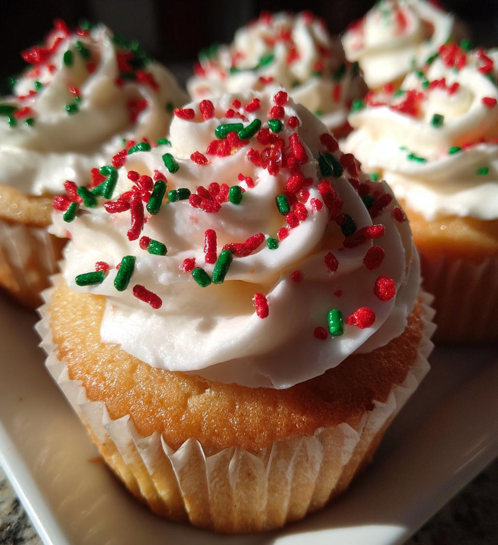 easy christmas cupcakes