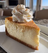 eggnog cheesecake