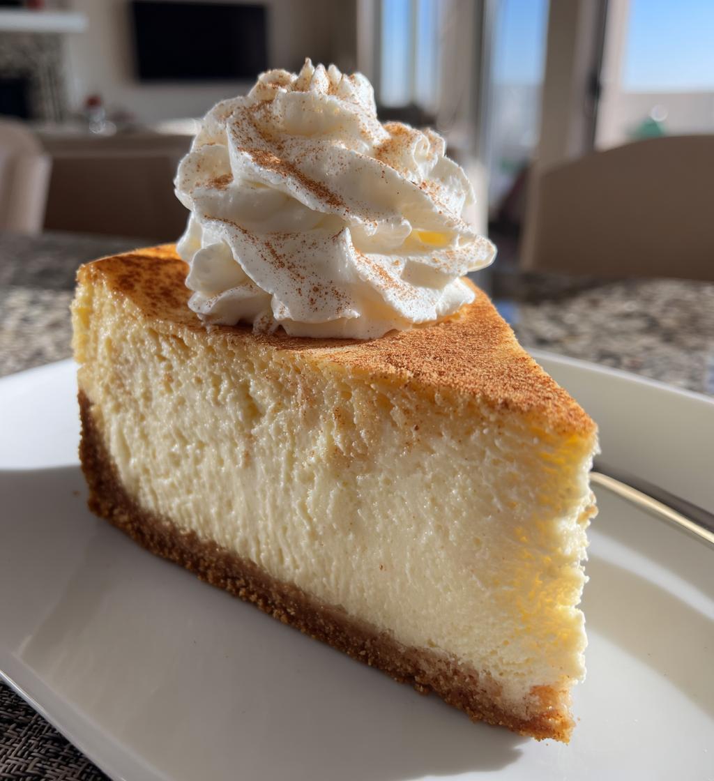 eggnog cheesecake