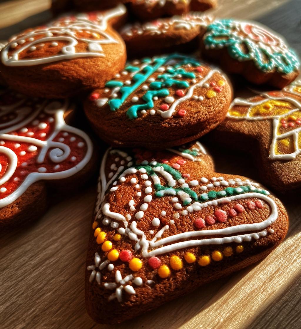 gingerbread cookies decorated