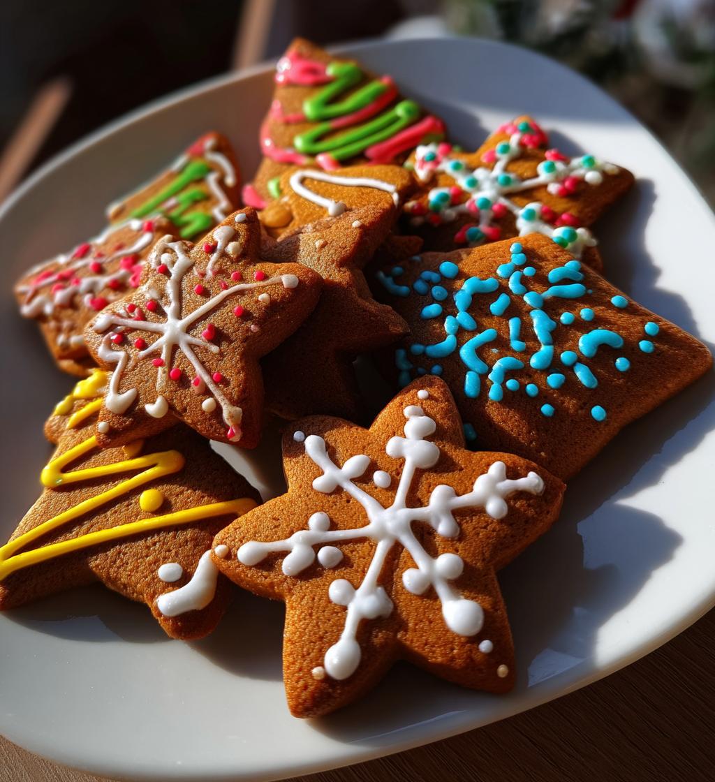 gingerbread cookies decorated