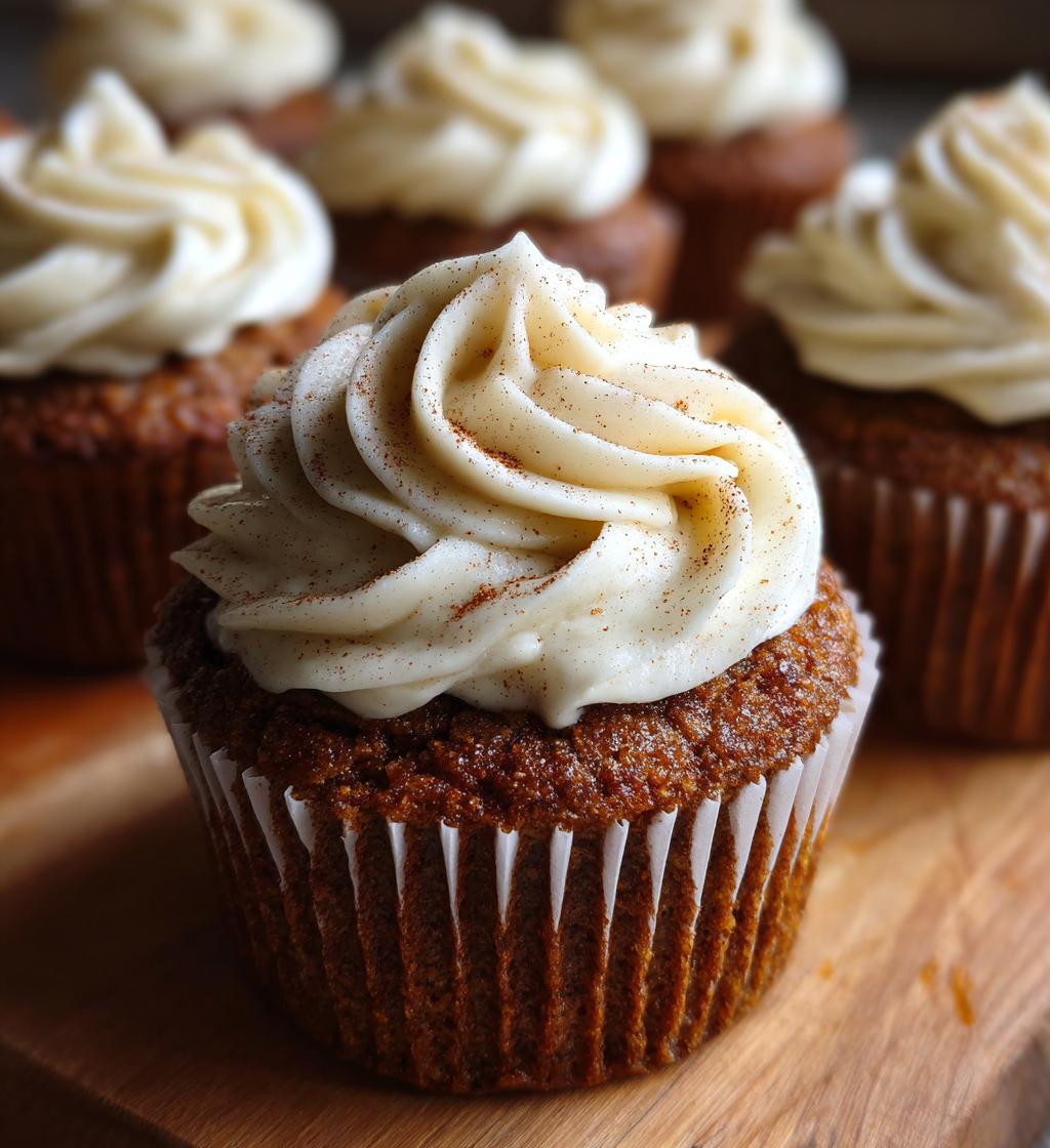 gingerbread cupcakes