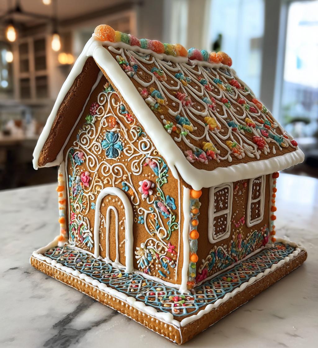 gingerbread house icing