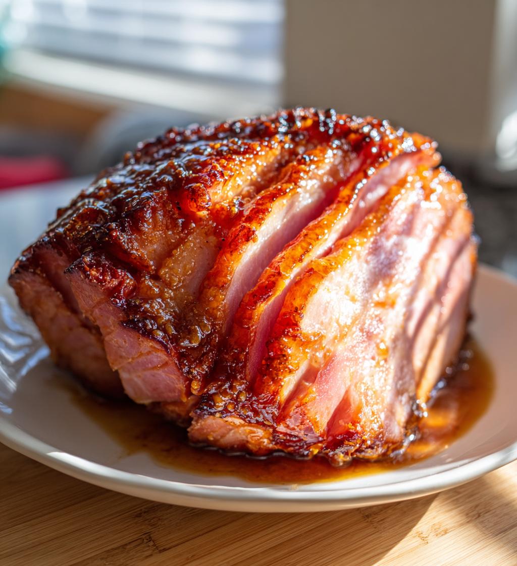 glazed ham