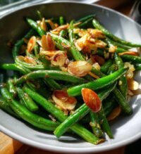 green bean almondine