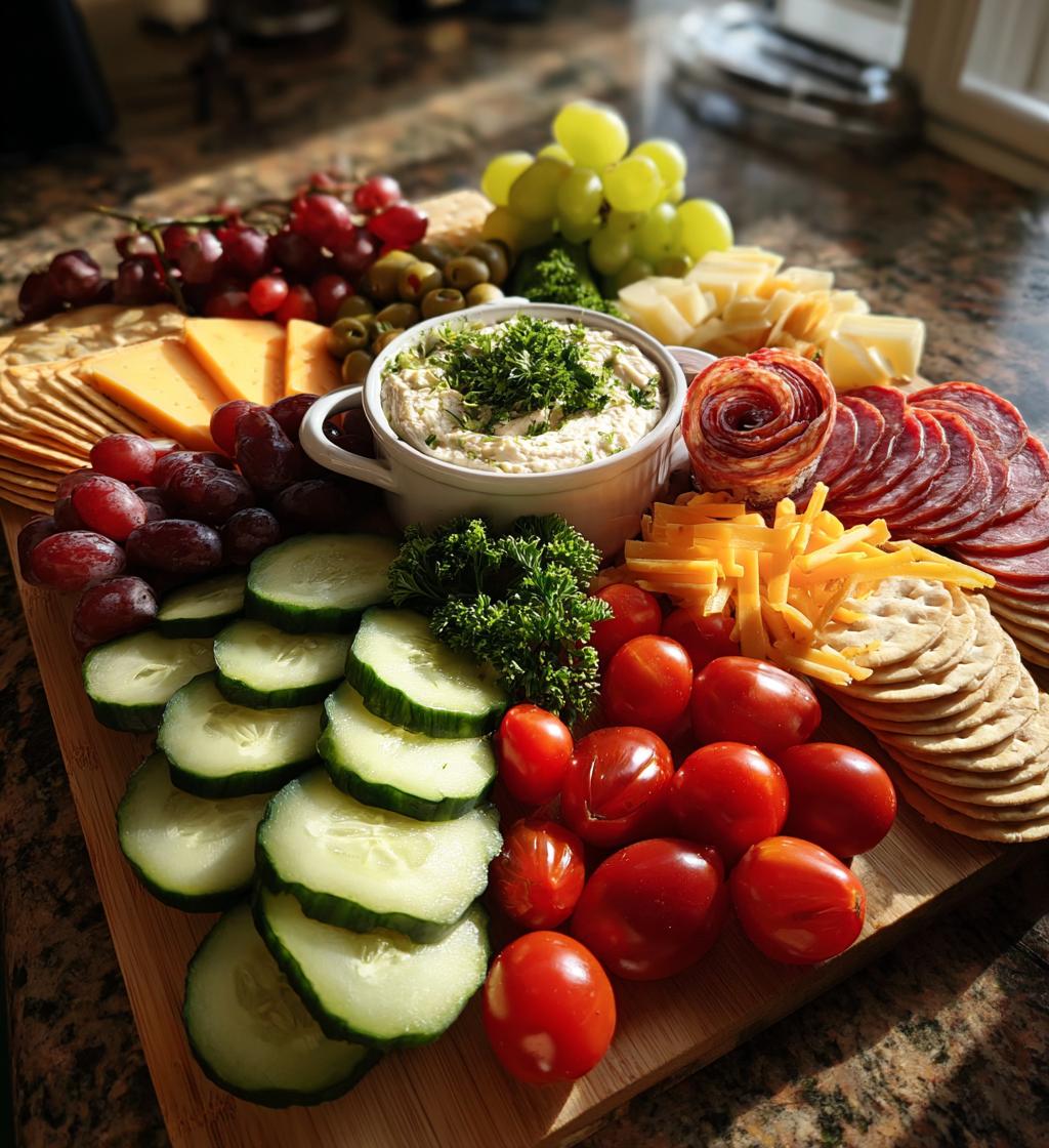 grinch charcuterie board