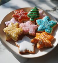 happy new year cookies decorated