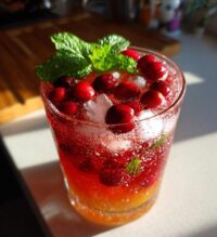 holiday mocktail