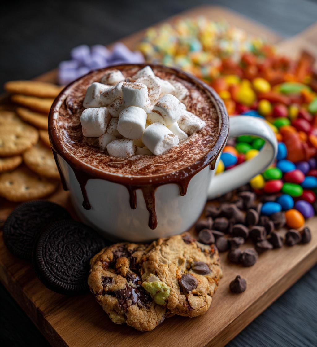hot chocolate charcuterie board