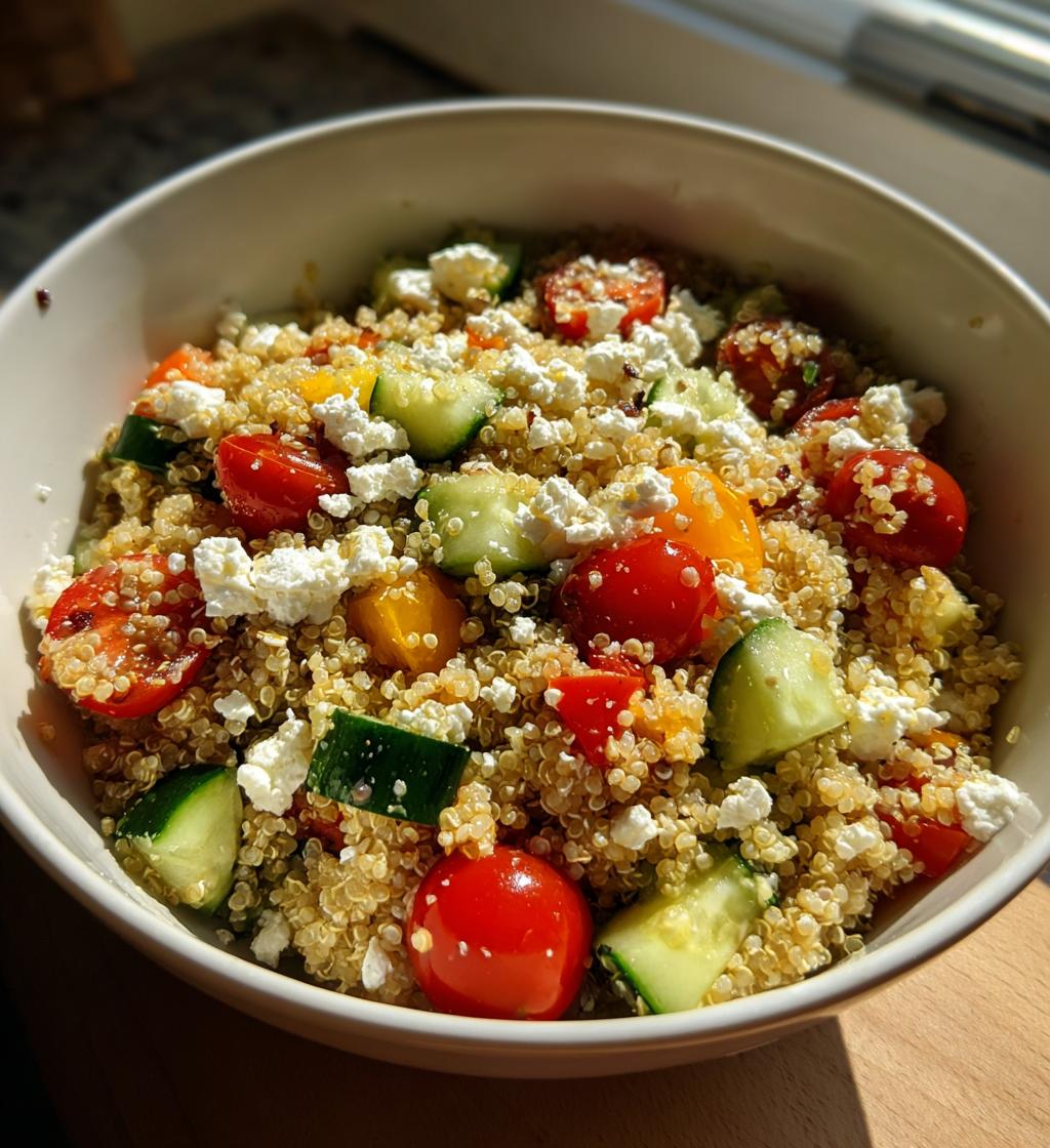 mediterranean quinoa salad