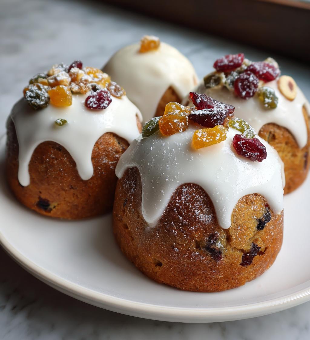 mini christmas cakes