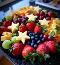 new year fruit arrangement