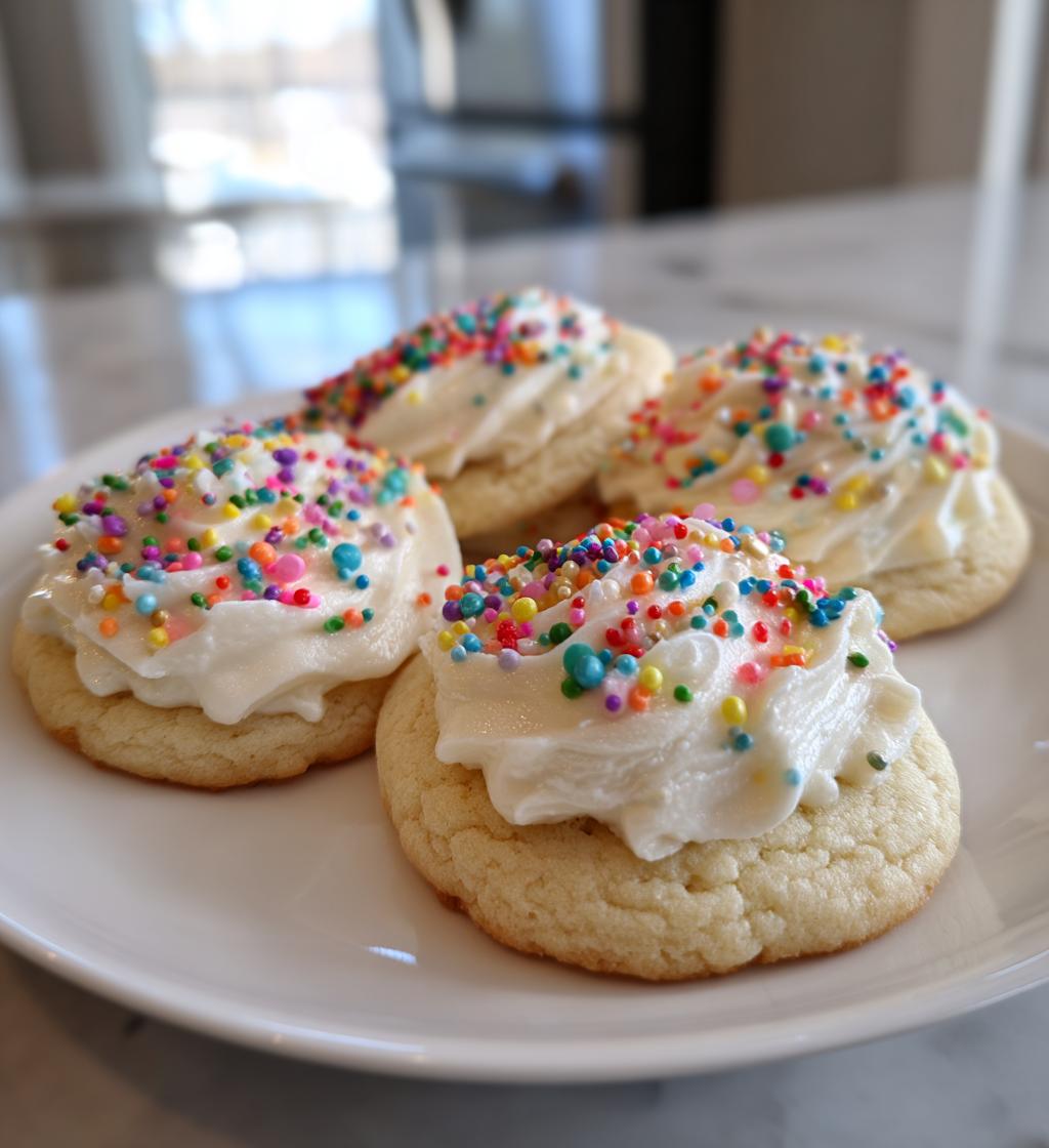 new years buttercream cookies